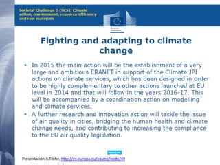 39 20/02/2015
Presentación A.Tilche, http://ec.europa.eu/easme/node/49
 