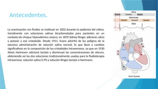 Sidney Ringer reto de fluidos en pacientes criticos en uci | PPTX