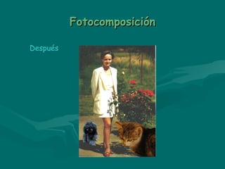 Fotocomposición Después