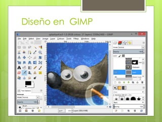 Diseño en GIMP 
 
