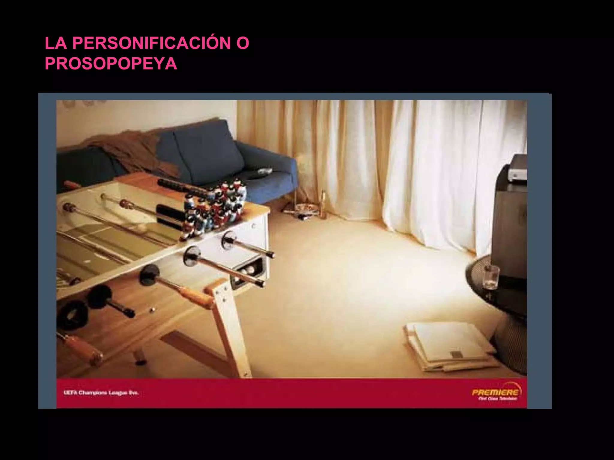 LA PERSONIFICACIÓN O PROSOPOPEYA 