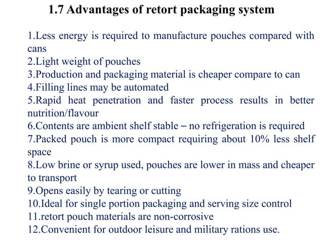 Retort pouch packaging | PPTX
