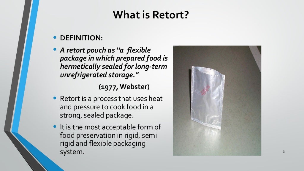 Retort pouches