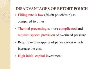 Retort Processing and Equipment's for it | PPTX