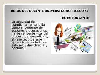 Retos del Docente Universitario en el Siglo XXI | PPTX