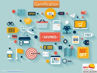 22
Gamification
Fuente:	
  http://bit.ly/1hsOX8C
 
