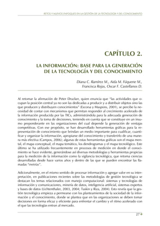 Retos y Nuevos Enfoques en la Gestión de la Tecnología y del ...