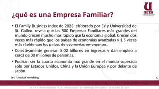 Retos y Oportunidades en la Continuidad de las Empresas Familiares ...