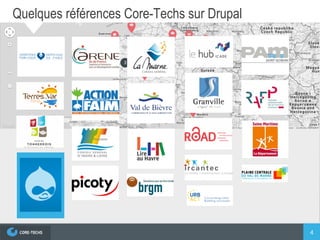 4
Quelques références Core-Techs sur Drupal
 