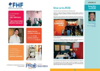 N° 12 
Décembre 2012 
26 27 
Dossier Actu : 
Les JFR 2012 
......................... 
Retour sur les JFR 2012 
Chez amis, merci de votre présence aux JFR cette année ! 
Internes et chefs de clinique de radiologie, nouveaux internes nommés à 
l’ECN, jeunes médecins nucléaires, vous avez tous participé au succès de cet 
événement. 
Nous tenons aussi à remercier la SFR, les organisateurs des JFR, les membres du 
Carrefour de la Recherche et tous les autres qui ont rendu cette aventure possible. 
Depuis quelques années nous béné‚cions d’un espace dédié pendant les JFR : 
le salon des juniors. 
C’est un lieu privilégié d’échanges entre jeunes radiologues français et 
étrangers, dans une ambiance toujours conviviale et agréable. 
Des rencontres ont été organisées au salon chaque midi autour d’un déjeuner. 
Des représentants de la SFR, du CERF, du SRH, de la FNMR et les membres 
d’honneur de la SFR nous ont fait l’honneur de venir nous rencontrer pour 
parler des réformes et de l’avenir de la radiologie. 
Nadya Pyatigorskaya 
Interne en Radiologie 
Paris 
Ancienne présidente UNIR 
2011-2012 
 