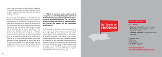 40 41
Plus d’informations
La 27e
Région
 Stéphane Vincent, Directeur de projet
 Romain Thévenet, Chargé de mission
design ...