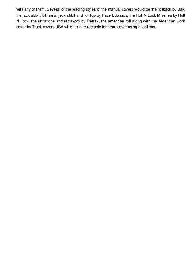 Retractable Tonneau Cover