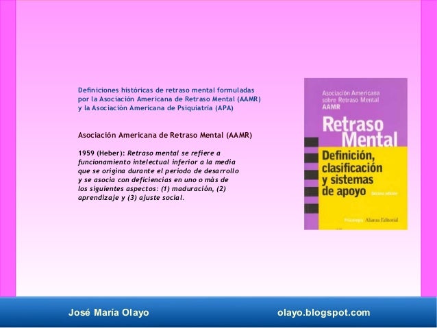 Retraso Mental O Discapacidad Intelectual