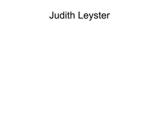 Judith Leyster 