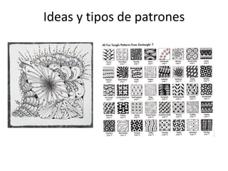 Ideas y tipos de patrones
 