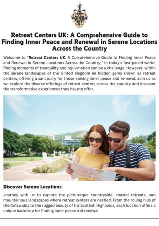 Retreat Centers UK A Comprehensive Guide to Finding Inner Peace and Renewal in Serene Locations Across the Country.pdf