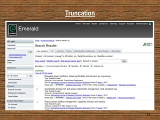 Truncation
14
 