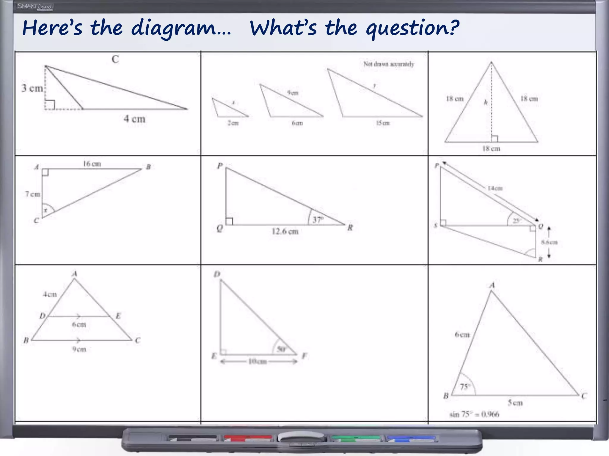 Here’s the diagram… What’s the question?
 