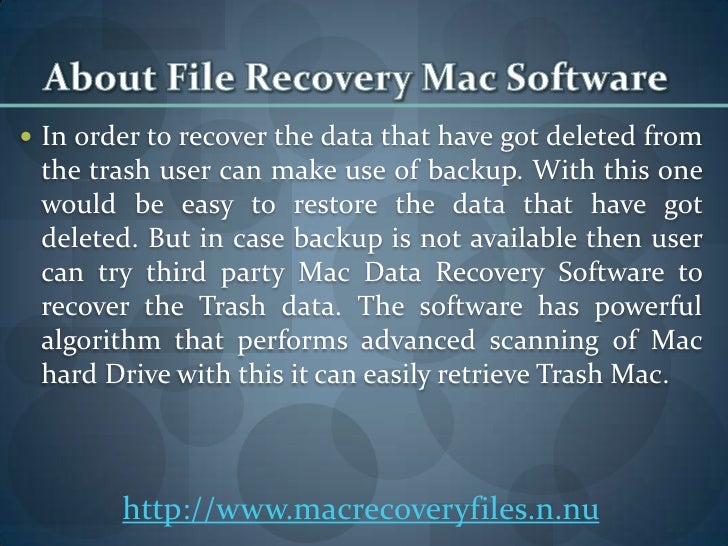 How to Retrieve Trash Mac