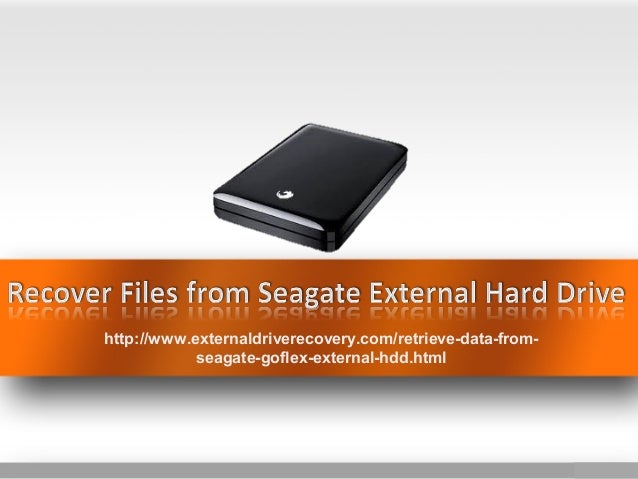 Retrieving Inaccessible Files from Seagate External Hard Drive