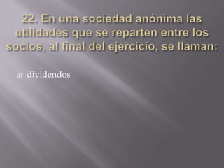    dividendos
 