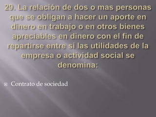    Contrato de sociedad
 