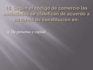    De personas y capital
 