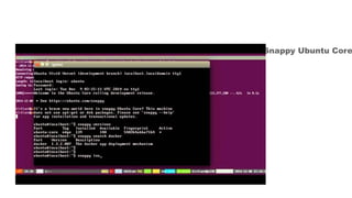 Snappy Ubuntu Core
 