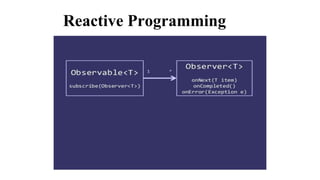 Reactive Programming
 