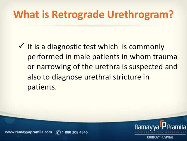 retrograde urethrogram
