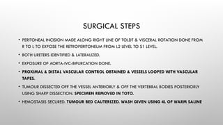 MANAGEMENT OF A CASE OF RETRO PERITONEAL TUMOR.pptx