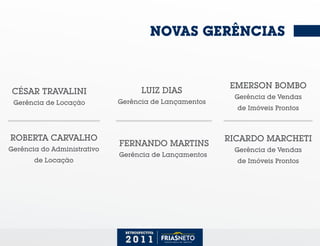 FRIAS NETO Retrospectiva 2011