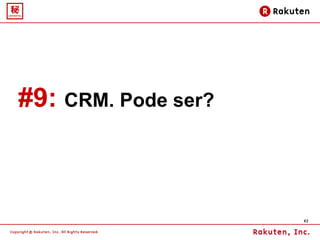 #9:   CRM. Pode ser? 