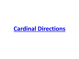 Cardinal Directions  