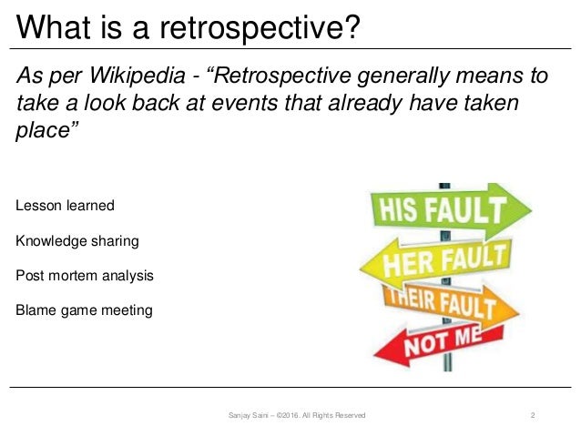 what is retrospect