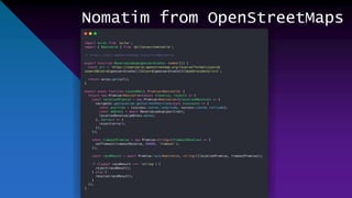Nomatim from OpenStreetMaps
 