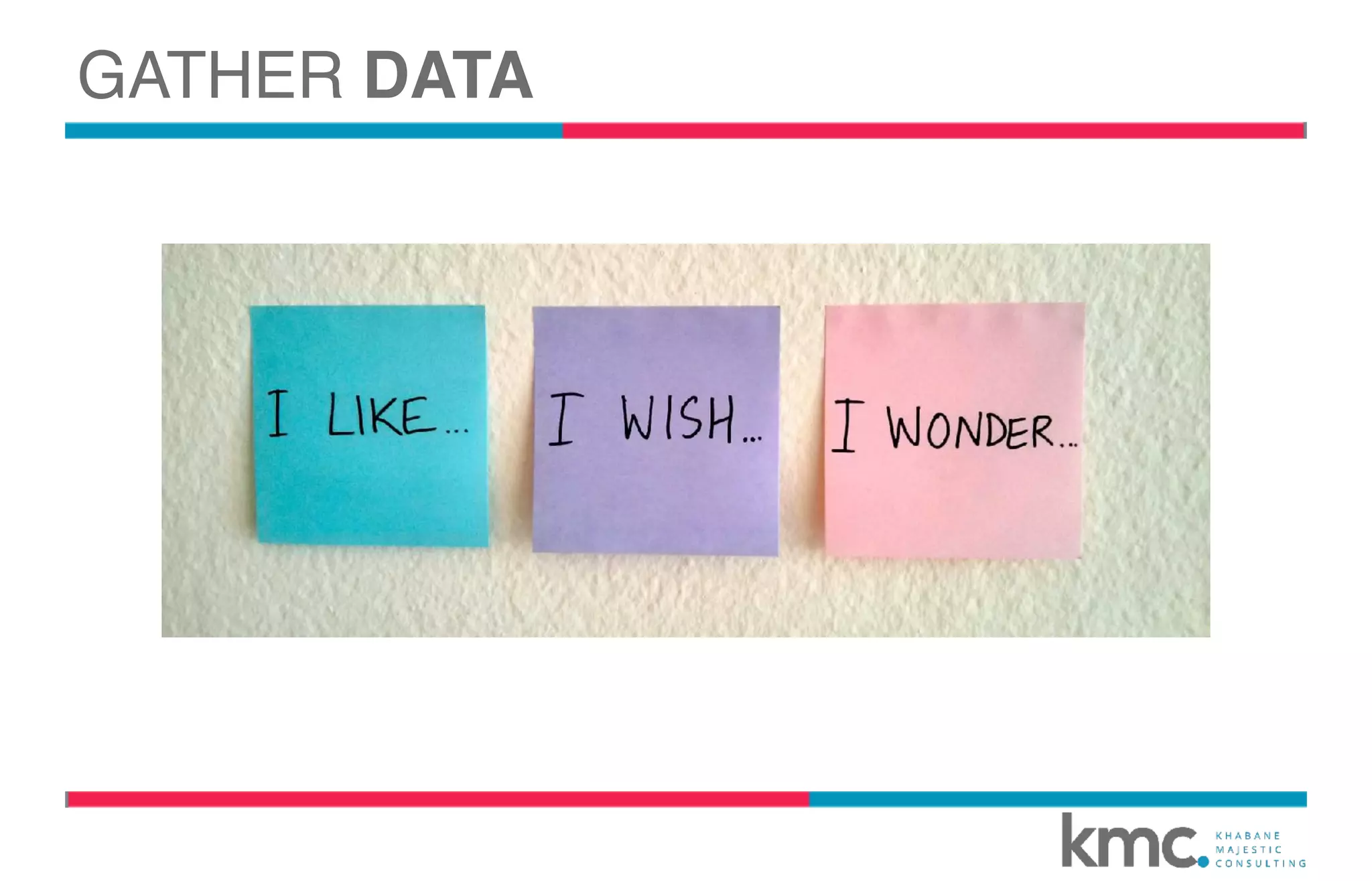 GATHER DATA
 