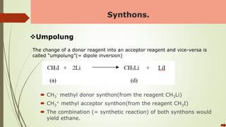 Synthons Example Retrosynthesis | PPTX