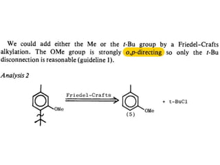 Retrosynthetic analysis guidelines