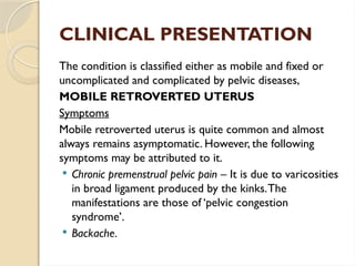 Retroversion Graphical Image retroversion and retroflexion.pptx important for gynae | PPTX