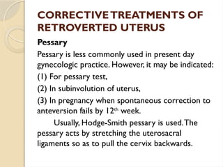 Retroversion Graphical Image retroversion and retroflexion.pptx important for gynae | PPTX
