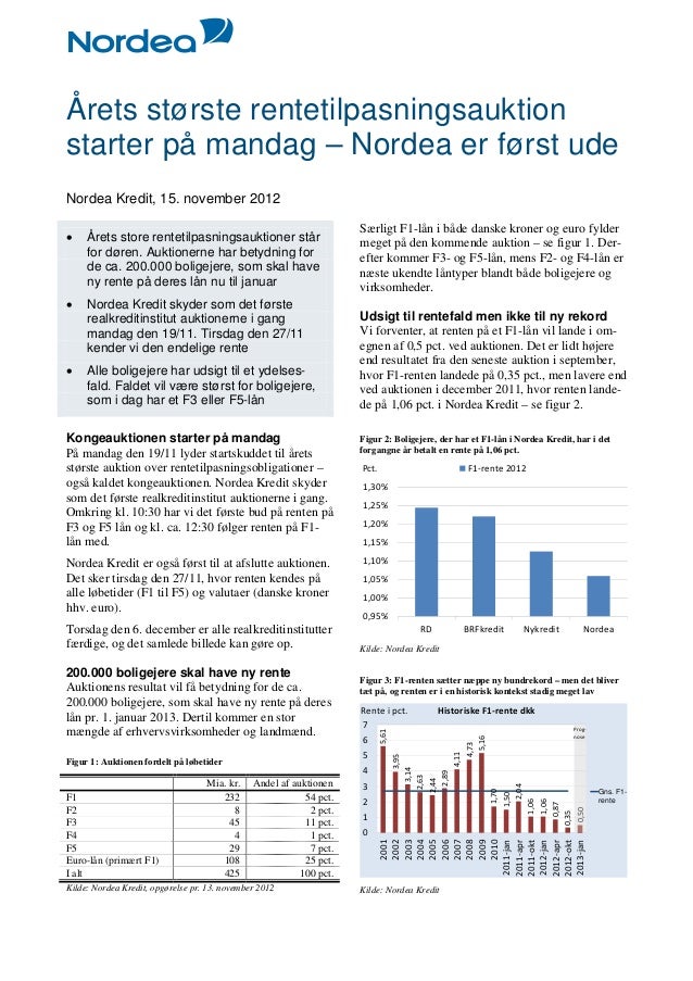 Nordea Rente Nordeas Renteforventninger 2020 10 05