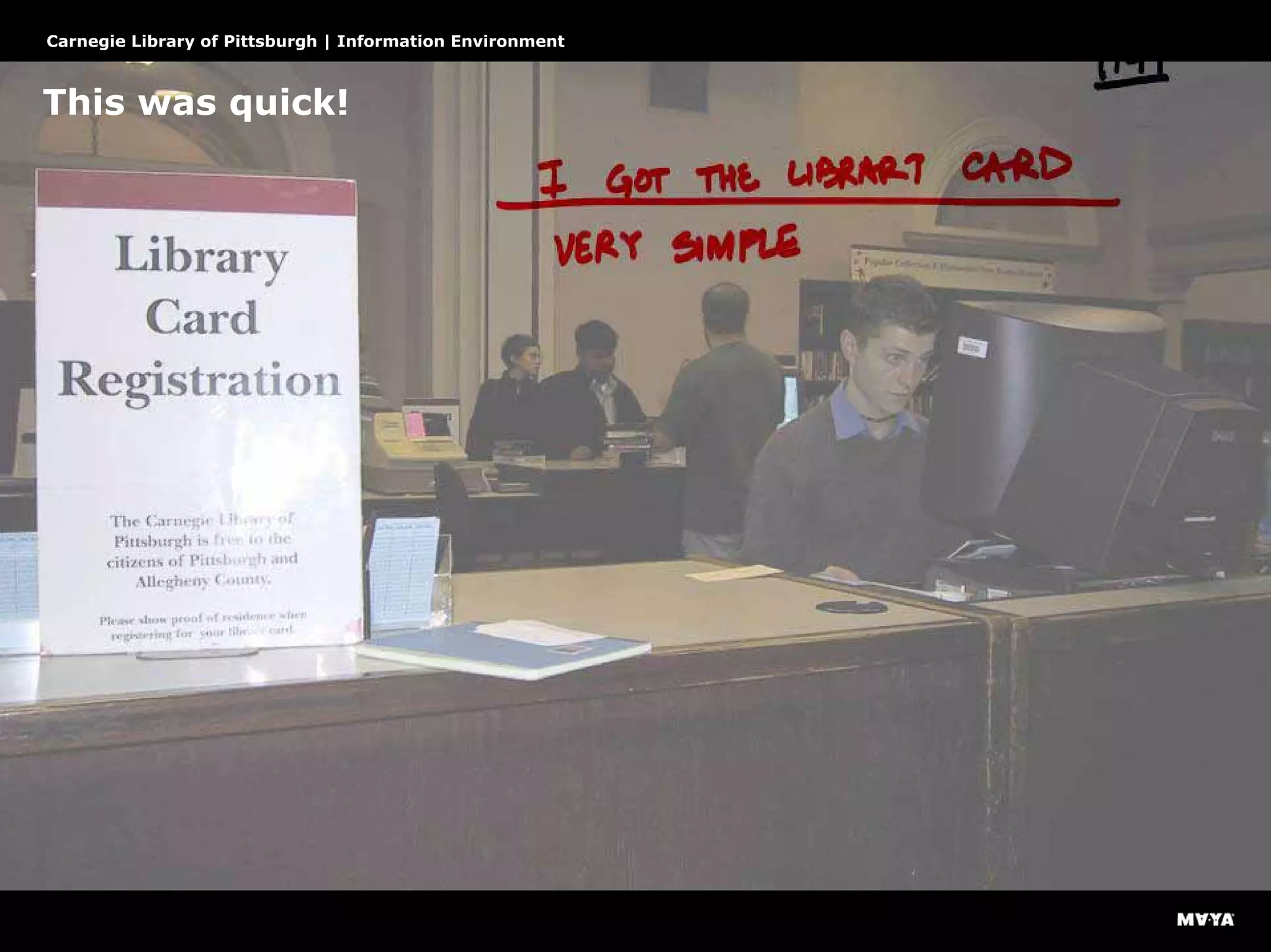 This was quick!
Carnegie Library of Pittsburgh | Information Environment
 