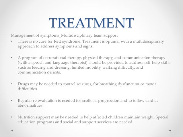 rett syndrome presentation