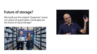 Future of storage?
 