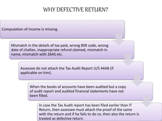 Return Defective RETURN OF INCOME.pptx