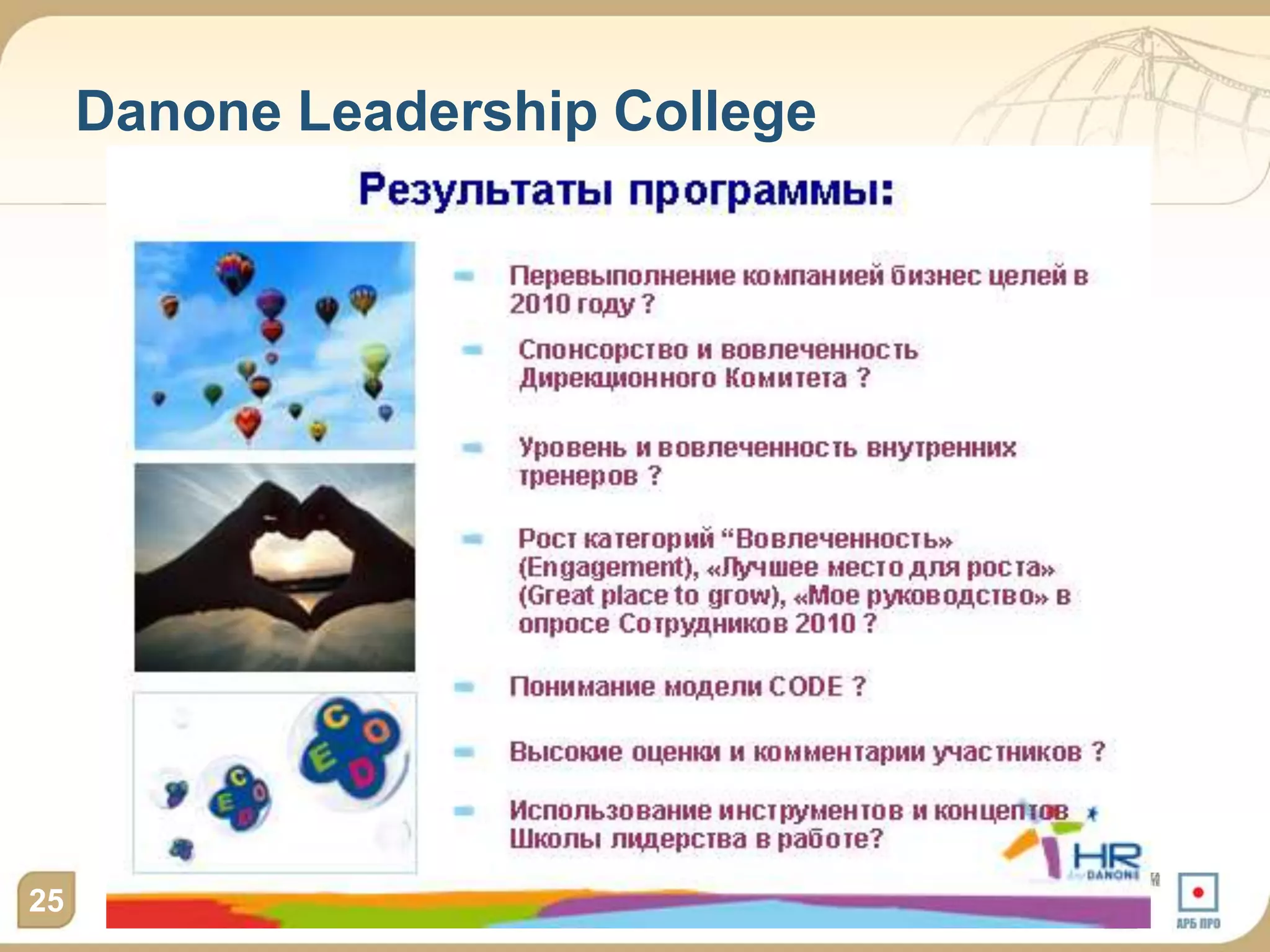 Danone Leadership College




25
 