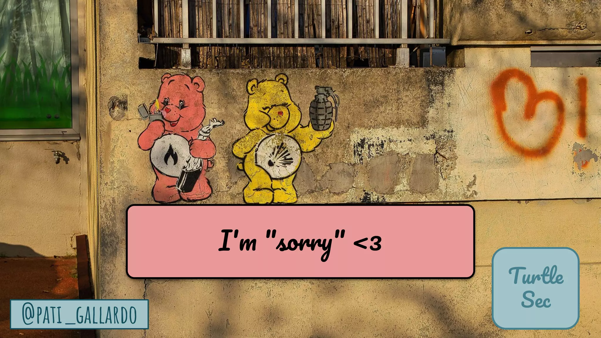 61
Turtle
Sec
@pati_gallardo
I'm "sorry" <3
 
