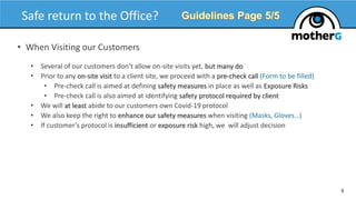 Return to Office Plan Template by MotherG | PPTX