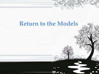 Return to the Models
 
